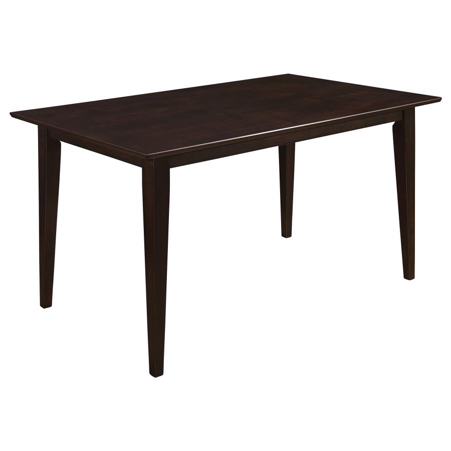 Gabriel 5-piece Rectangular 59-inch Dining Set Cappuccino view 3