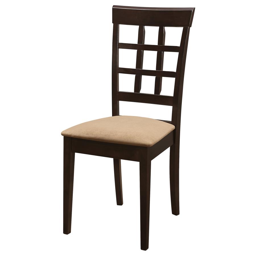 Gabriel Lattice Back Dining Side Chair Cappuccino (Set of 2) view 5
