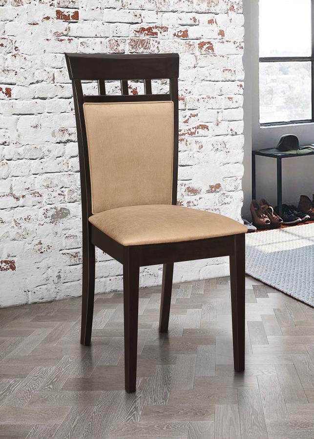 Gabriel Closed Back Dining Side Chair Cappuccino (Set of 2) view 2
