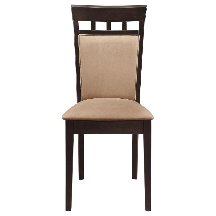 Gabriel Closed Back Dining Side Chair Cappuccino (Set of 2) view 4