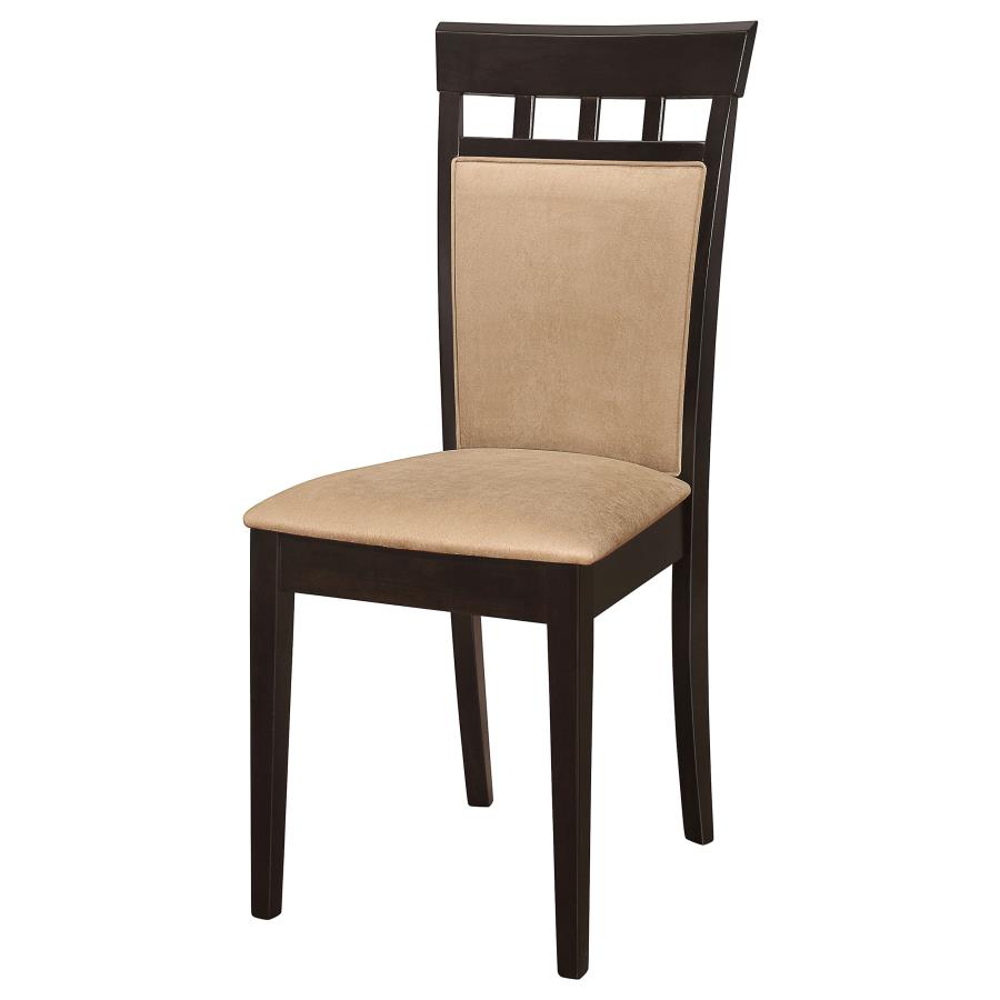 Gabriel Closed Back Dining Side Chair Cappuccino (Set of 2) view 5