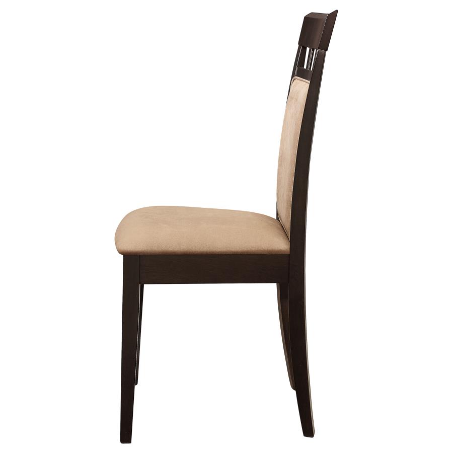 Gabriel Closed Back Dining Side Chair Cappuccino (Set of 2) view 6