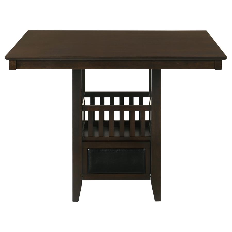 Jaden 5-piece Square Counter Height Dining Set Espresso view 4
