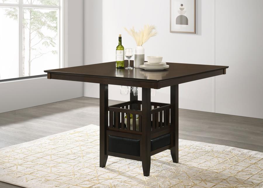 Jaden Square 47-inch Counter Height Dining Table Espresso view 2