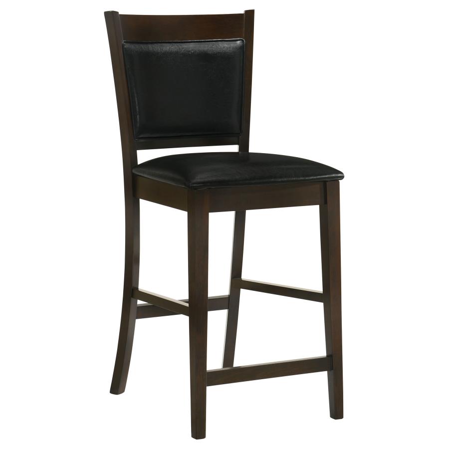 Jaden Upholstered Counter Chair Espresso (Set of 2) view 3