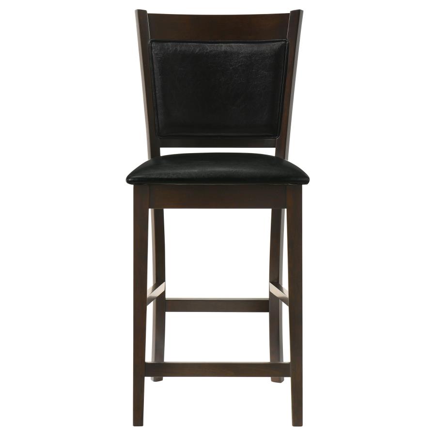 Jaden Upholstered Counter Chair Espresso (Set of 2) view 4