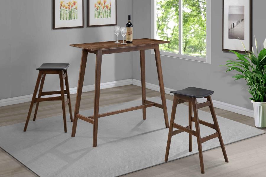 Finnick Rectangular 47-inch Pub Height Bar Table Walnut view 5