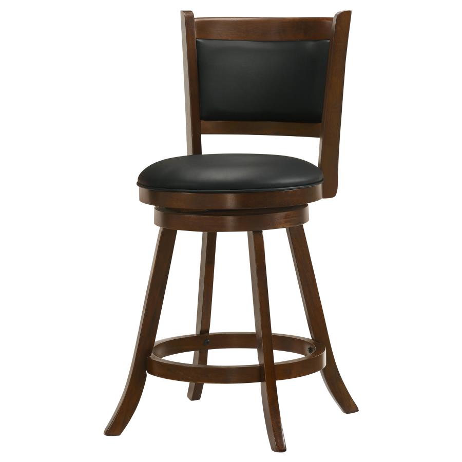 Broxton Upholstered Swivel Counter Chair Chestnut (Set of 2) view 5