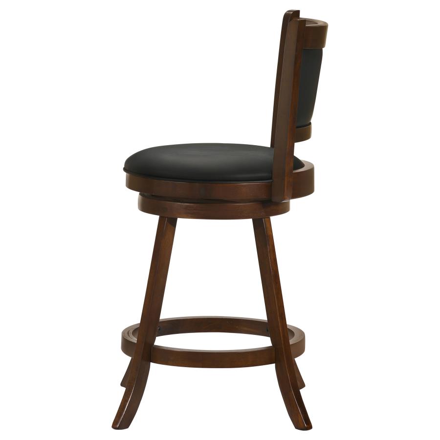 Broxton Upholstered Swivel Counter Chair Chestnut (Set of 2) view 6