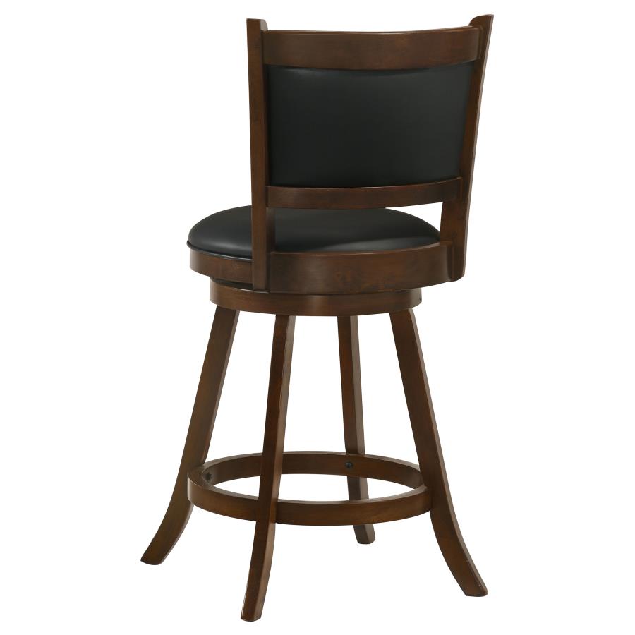 Broxton Upholstered Swivel Counter Chair Chestnut (Set of 2) view 7