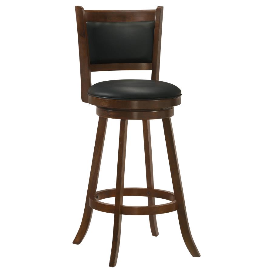 Broxton Upholstered Swivel Bar Chair Chestnut (Set of 2) view 3