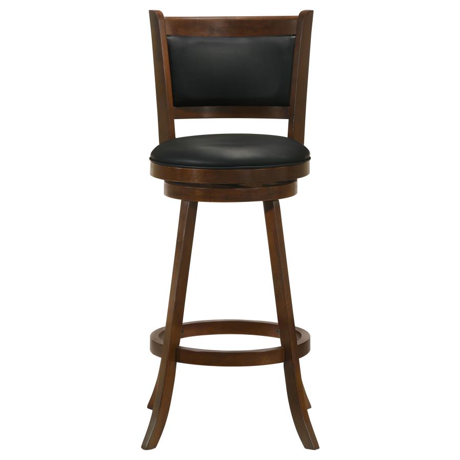 Broxton Upholstered Swivel Bar Chair Chestnut (Set of 2) view 4