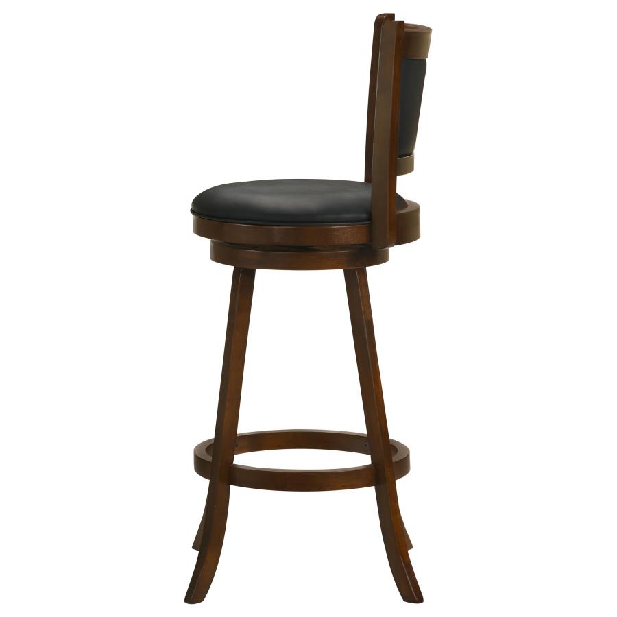 Broxton Upholstered Swivel Bar Chair Chestnut (Set of 2) view 6
