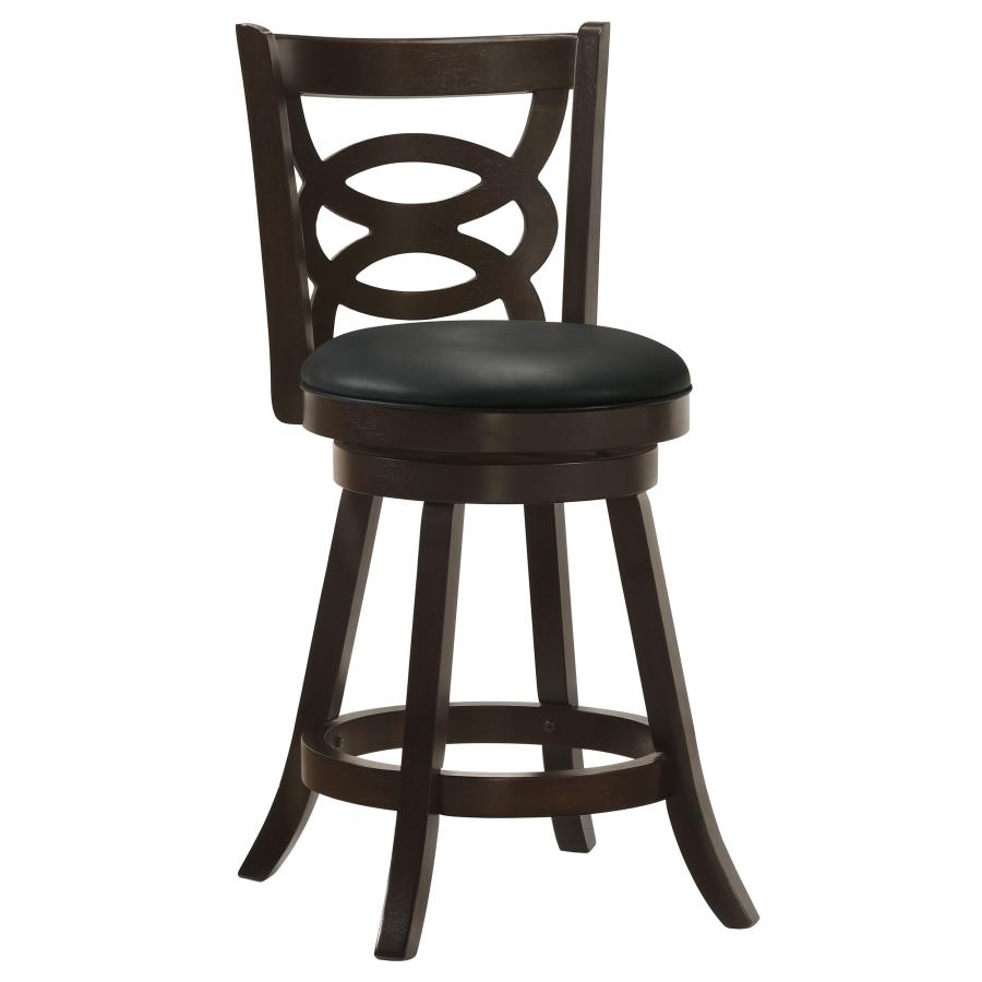 Calecita Wood Swivel Counter Stool Cappuccino (Set of 2) view 3