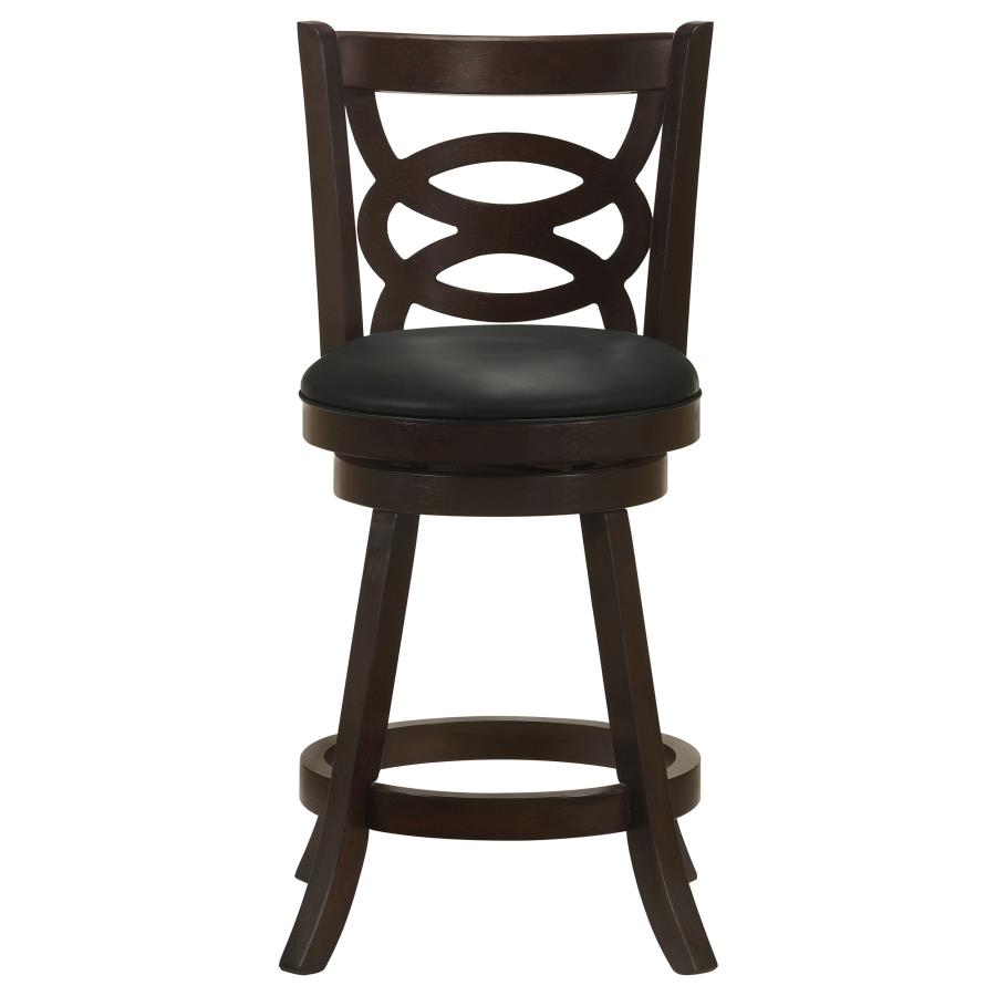 Calecita Wood Swivel Counter Stool Cappuccino (Set of 2) view 4