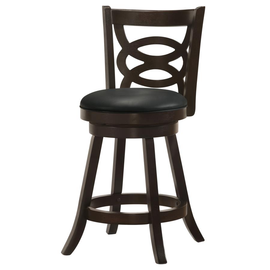 Calecita Wood Swivel Counter Stool Cappuccino (Set of 2) view 5