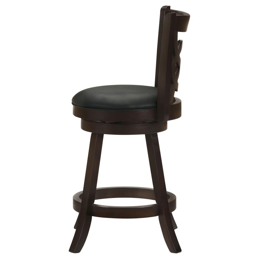 Calecita Wood Swivel Counter Stool Cappuccino (Set of 2) view 6