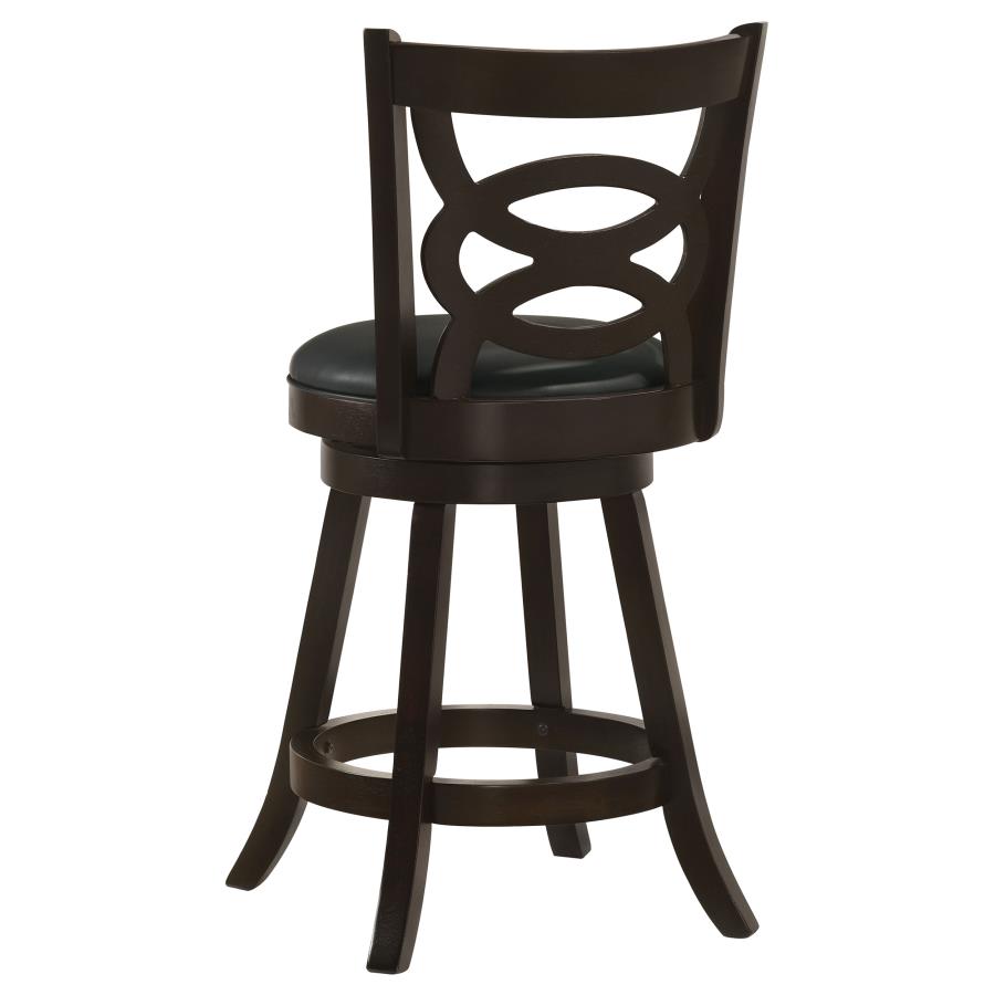 Calecita Wood Swivel Counter Stool Cappuccino (Set of 2) view 7