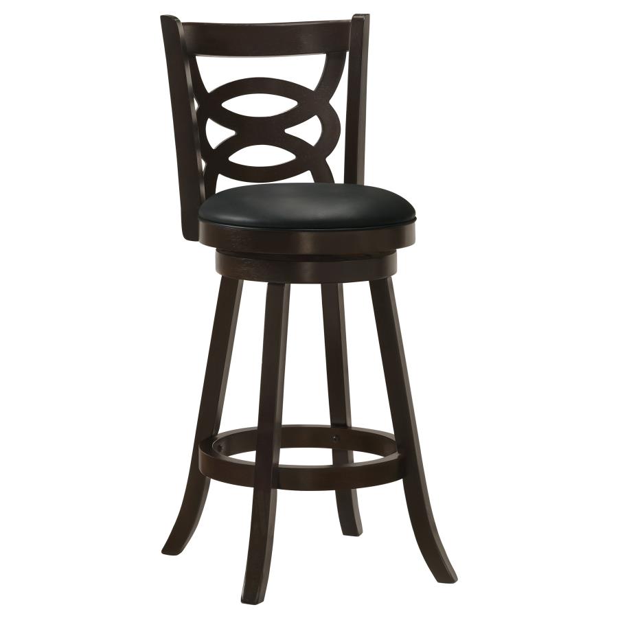 Calecita Wood Swivel Bar Chair Cappuccino (Set of 2) view 3