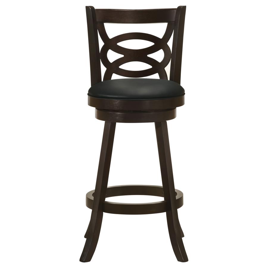 Calecita Wood Swivel Bar Chair Cappuccino (Set of 2) view 4