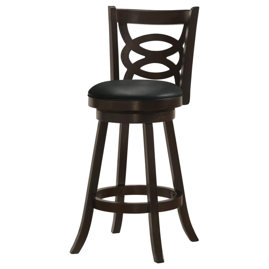 Calecita Wood Swivel Bar Chair Cappuccino (Set of 2) view 5