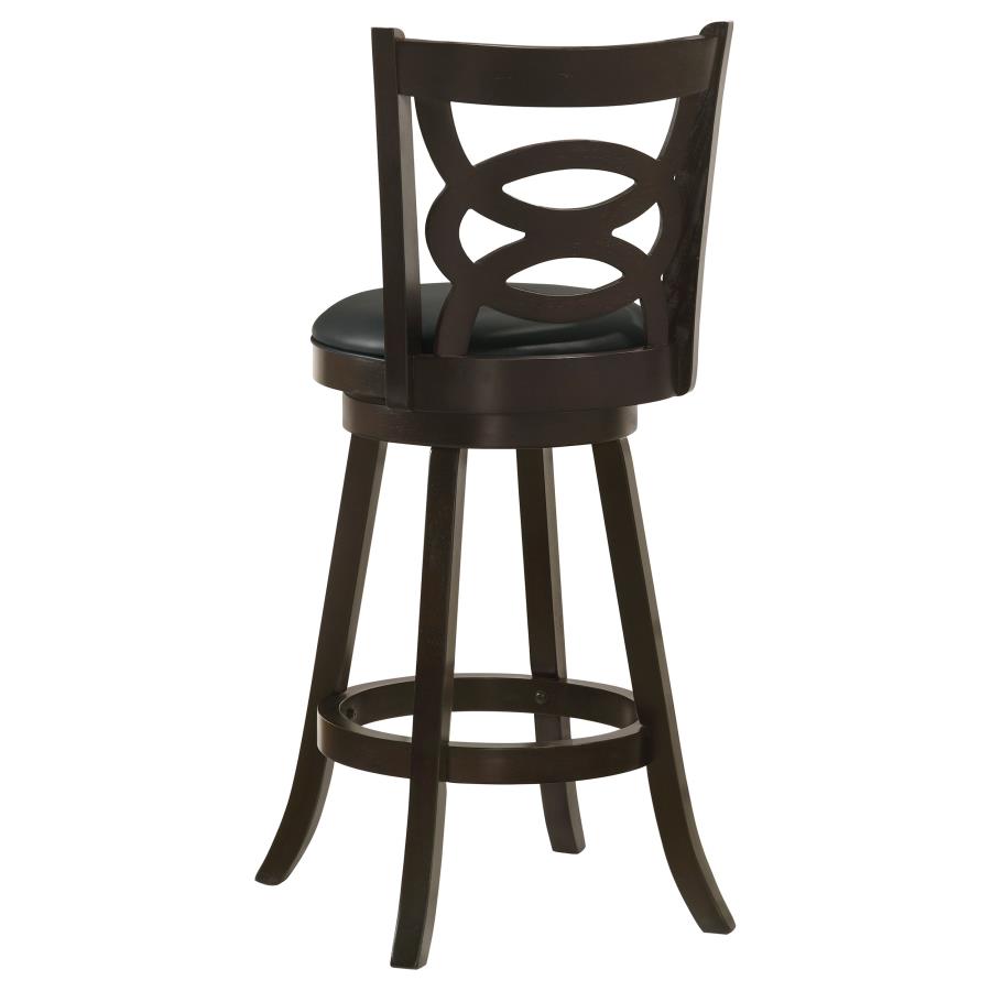Calecita Wood Swivel Bar Chair Cappuccino (Set of 2) view 7