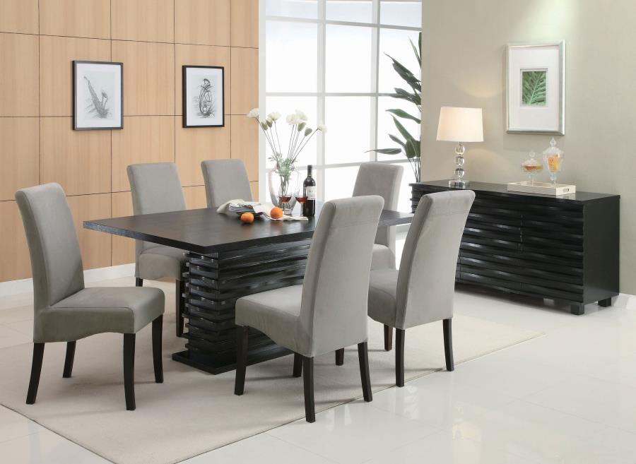 Stanton Rectangular 66-inch Dining Table Black view 5