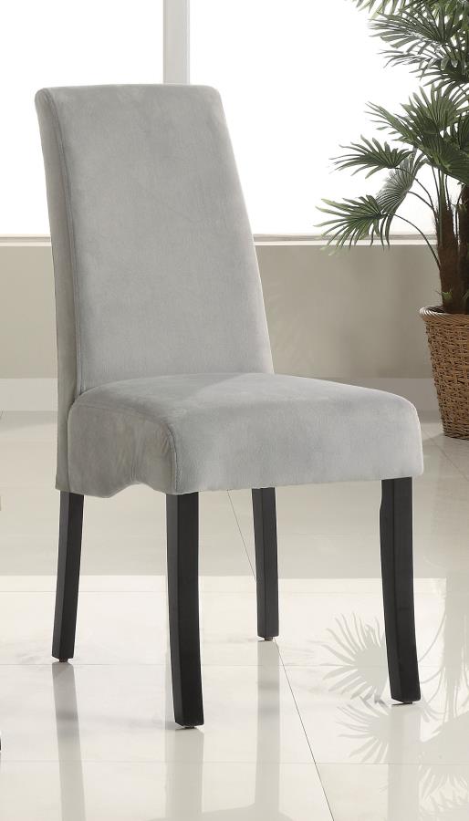 Stanton Velvet Upholstered Dining Side Chair Grey (Set of 2) view 2