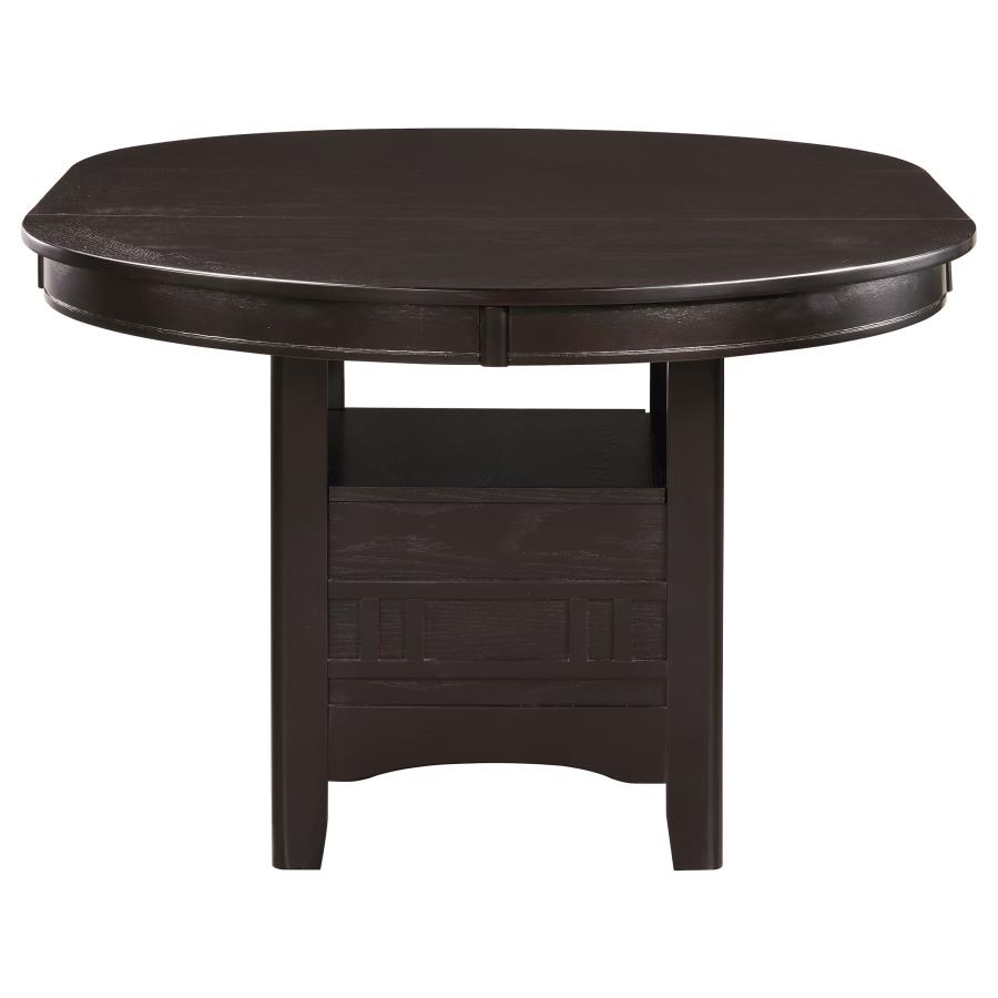 Lavon Oval 60-inch Extension Leaf Dining Table Espresso view 4