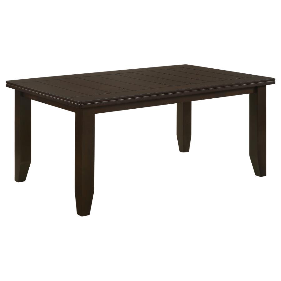Dalila 6-piece Rectangular Dining Table Set Cappuccino view 3