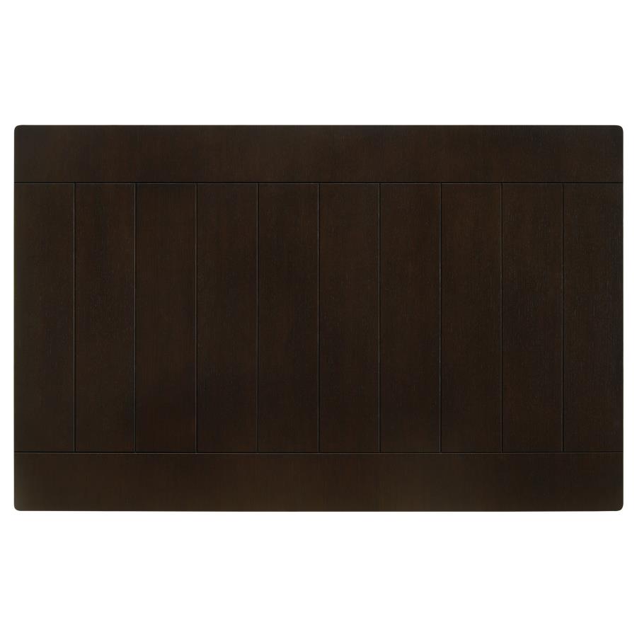 Dalila 6-piece Rectangular Dining Table Set Cappuccino view 5