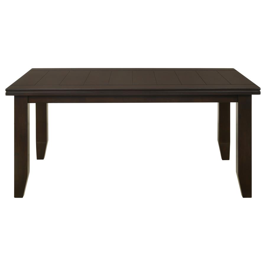 Dalila Rectangular 66-inch Wood Dining Table Cappuccino view 3