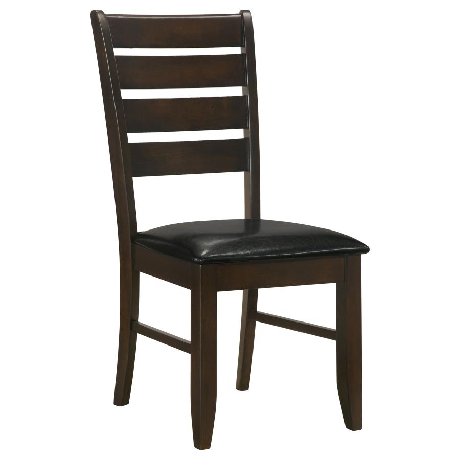 Dalila Wood Dining Side Chair Cappuccino (Set of 2) view 3