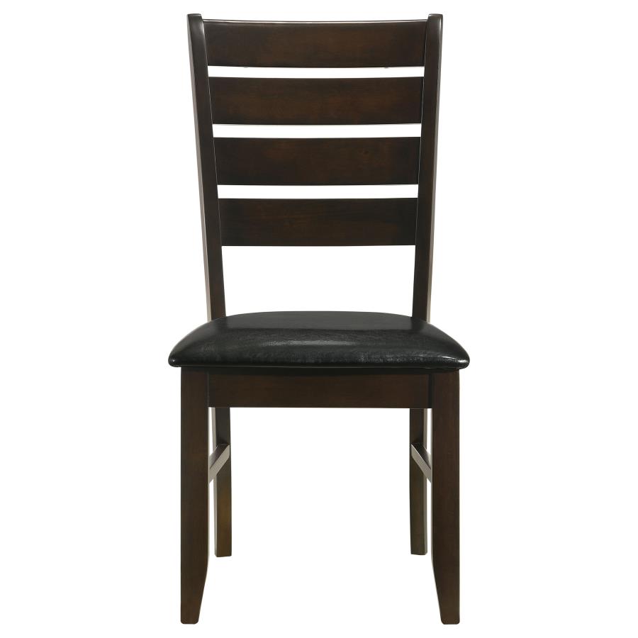Dalila Wood Dining Side Chair Cappuccino (Set of 2) view 4