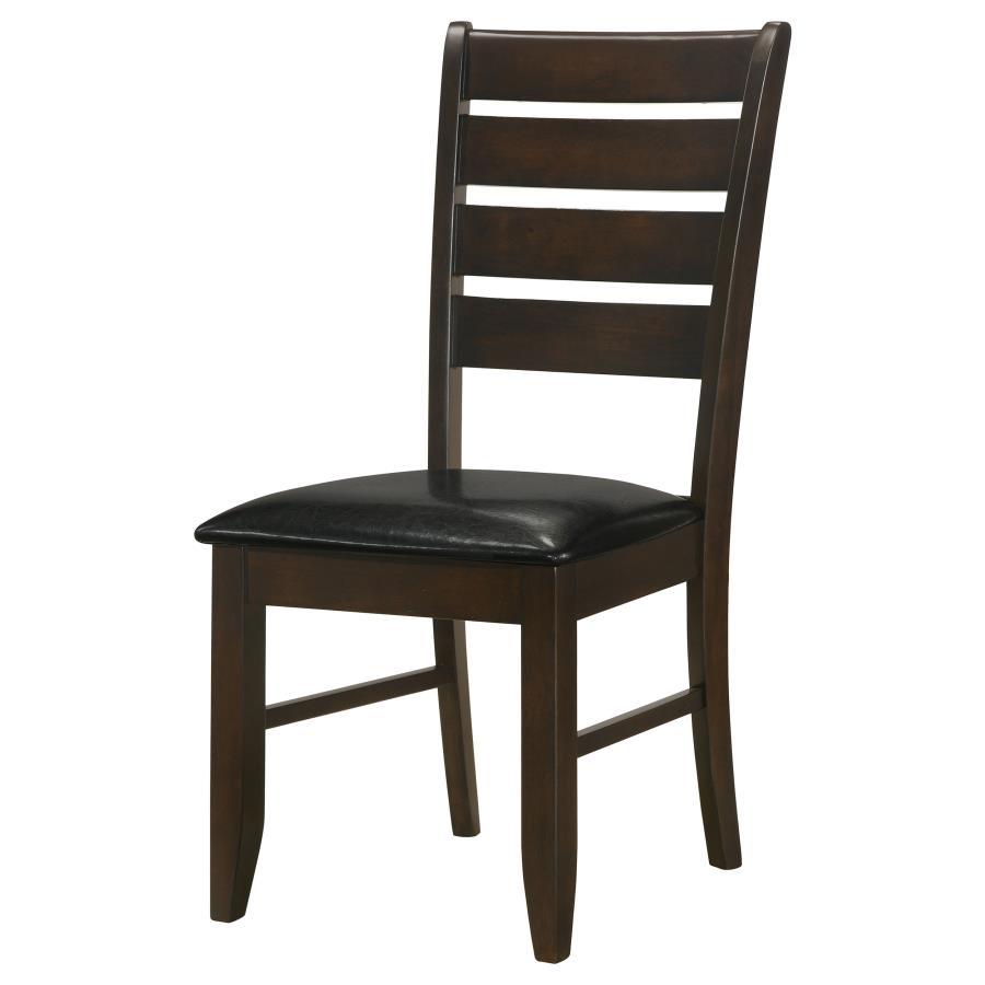 Dalila Wood Dining Side Chair Cappuccino (Set of 2) view 5