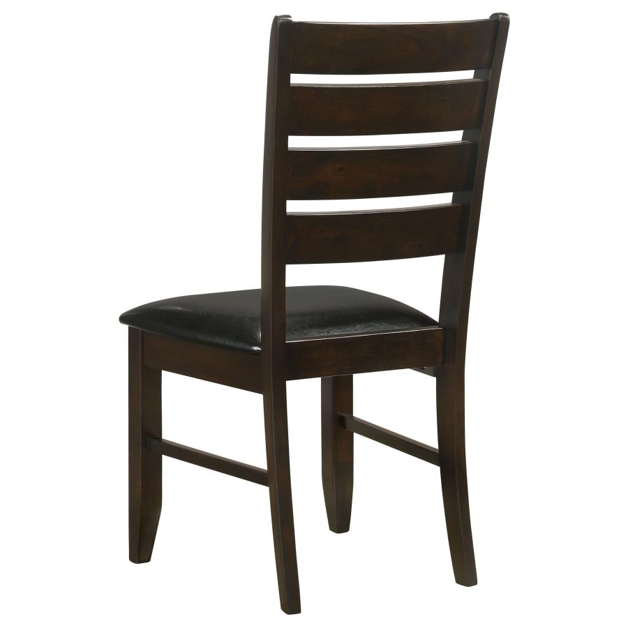 Dalila Wood Dining Side Chair Cappuccino (Set of 2) view 7