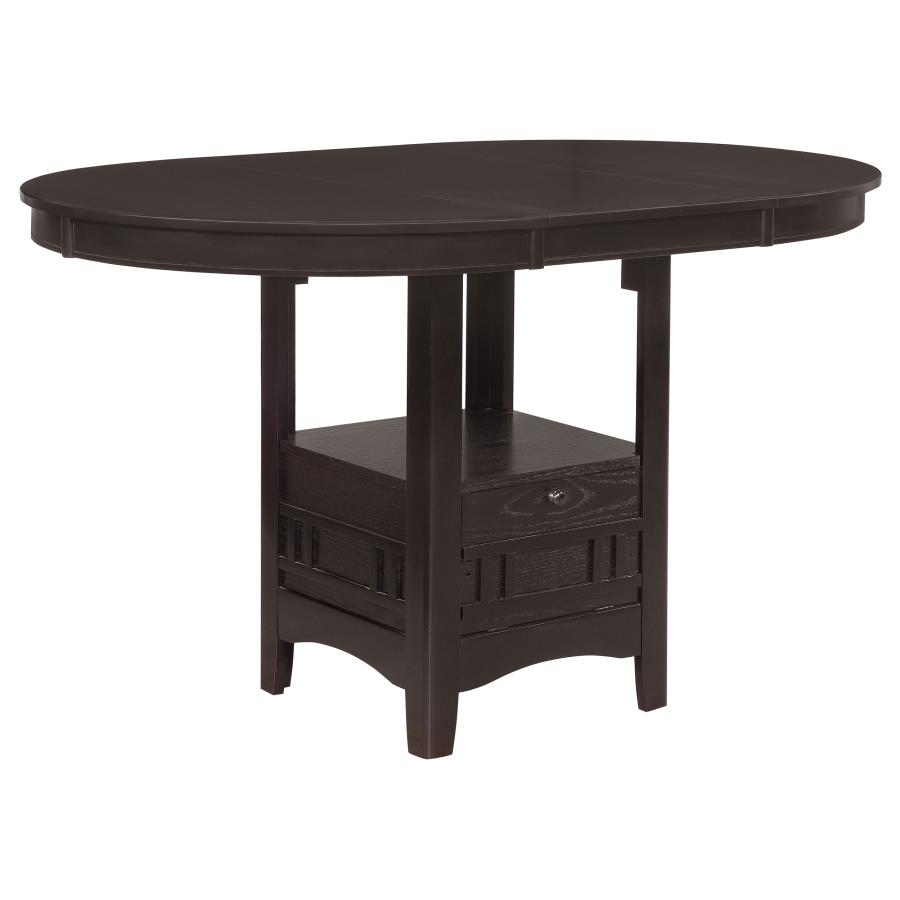 Lavon 5-piece Oval Counter Height Dining Set Espresso view 3
