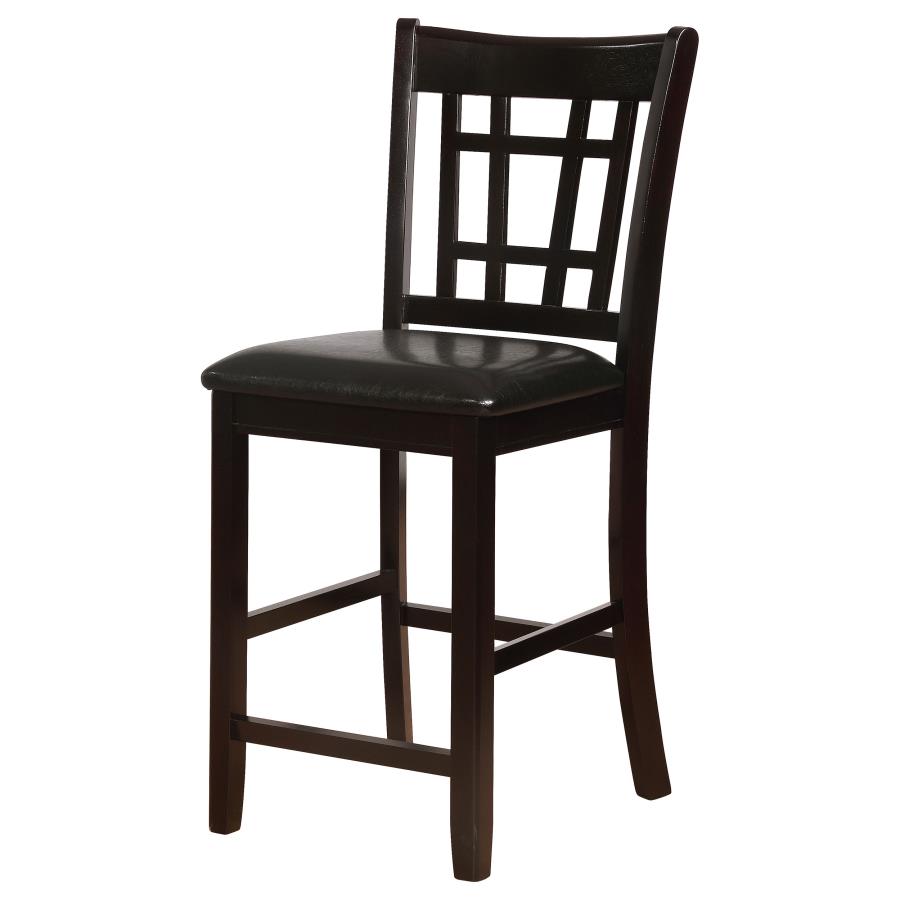 Lavon Wood Counter Height Dining Chair Black and Espresso (Set of 2) view 5