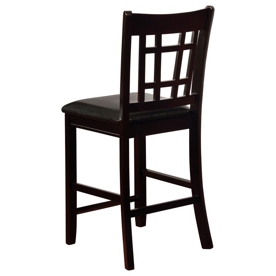 Lavon Wood Counter Height Dining Chair Black and Espresso (Set of 2) view 7