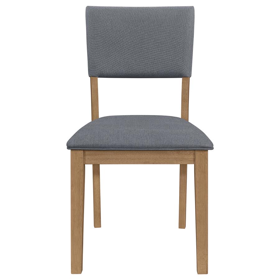 Sharon Fabric Upholstered Dining Side Chair Brown (Set of 2) view 4