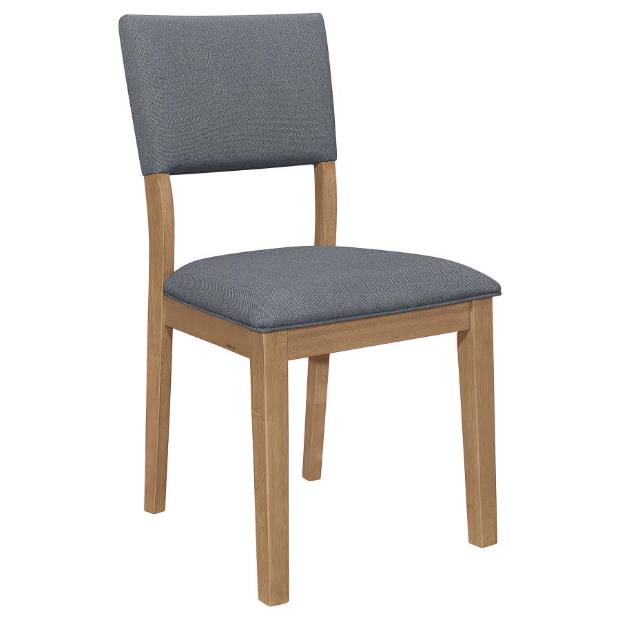 Sharon Fabric Upholstered Dining Side Chair Brown (Set of 2) view 3