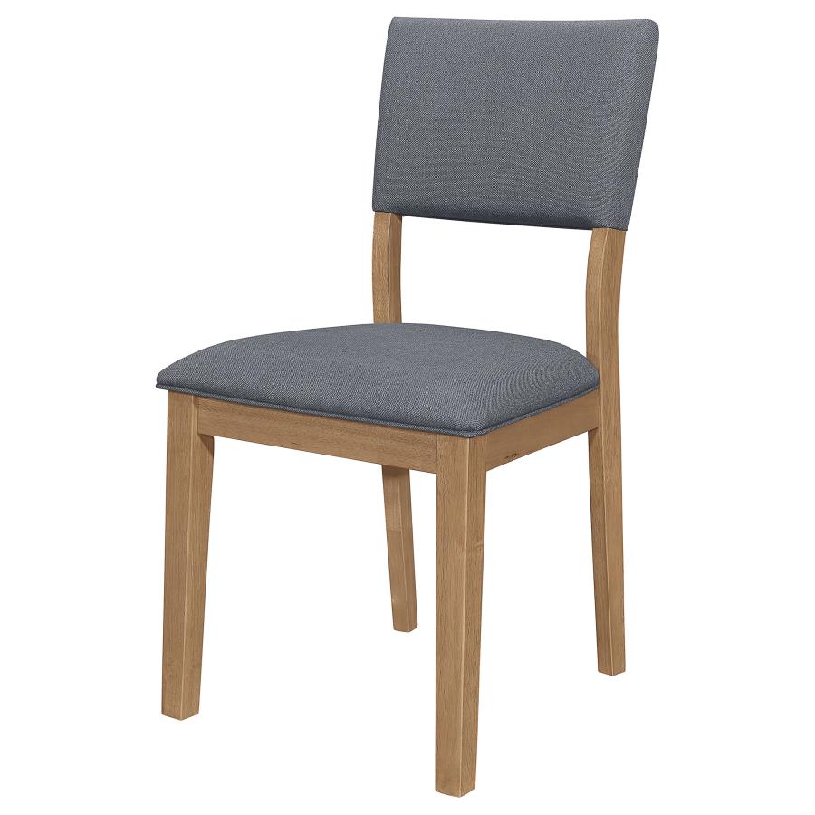 Sharon Fabric Upholstered Dining Side Chair Brown (Set of 2) view 5