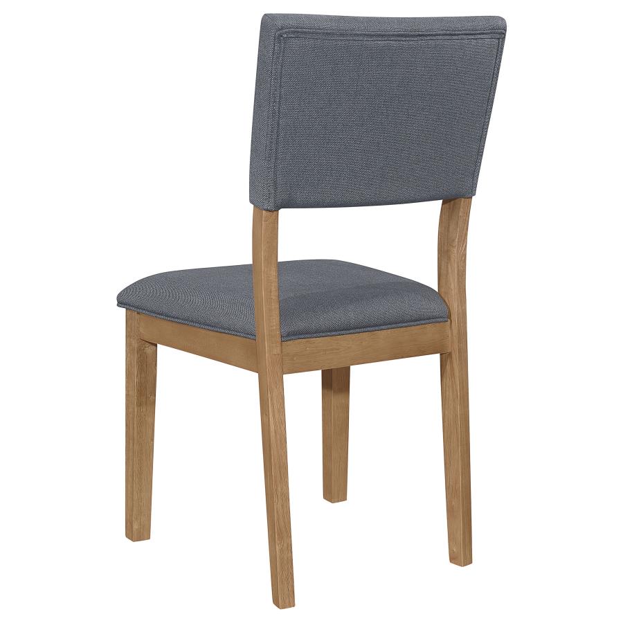 Sharon Fabric Upholstered Dining Side Chair Brown (Set of 2) view 7