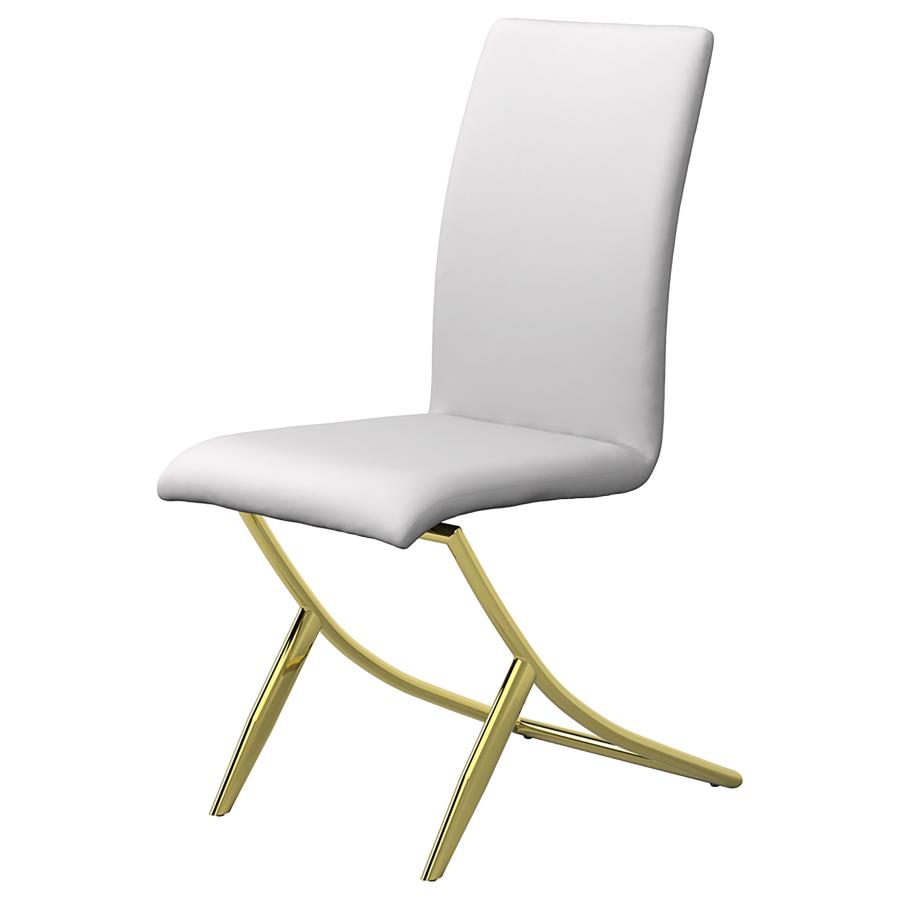 Carmelia Upholstered Dining Side Chair White (Set of 4) view 5