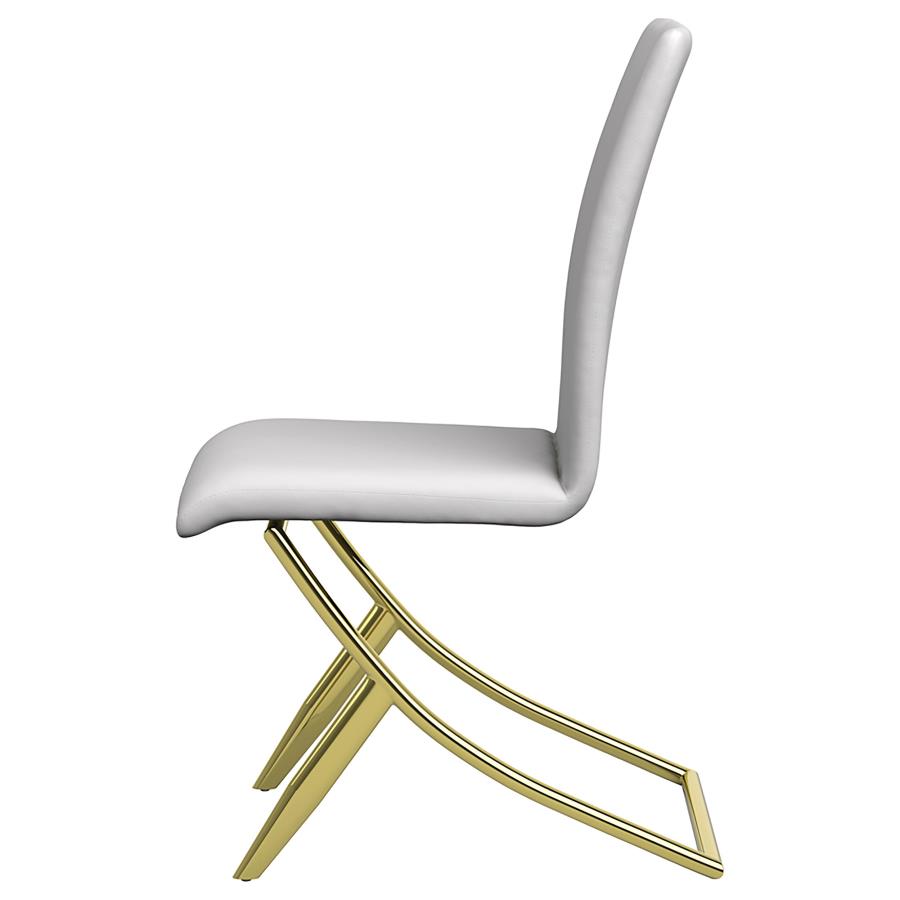 Carmelia Upholstered Dining Side Chair White (Set of 4) view 6