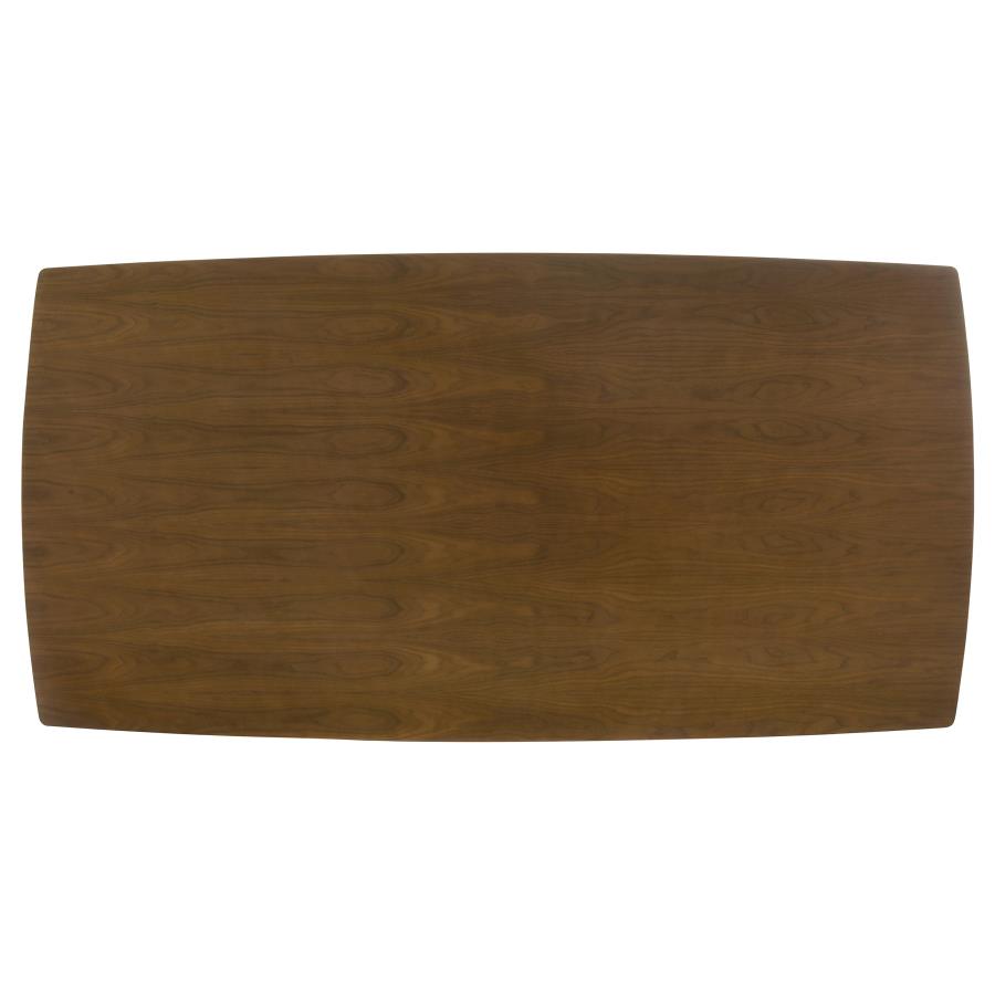 Malone Rectangular 78-inch Wood Dining Table Dark Walnut view 5