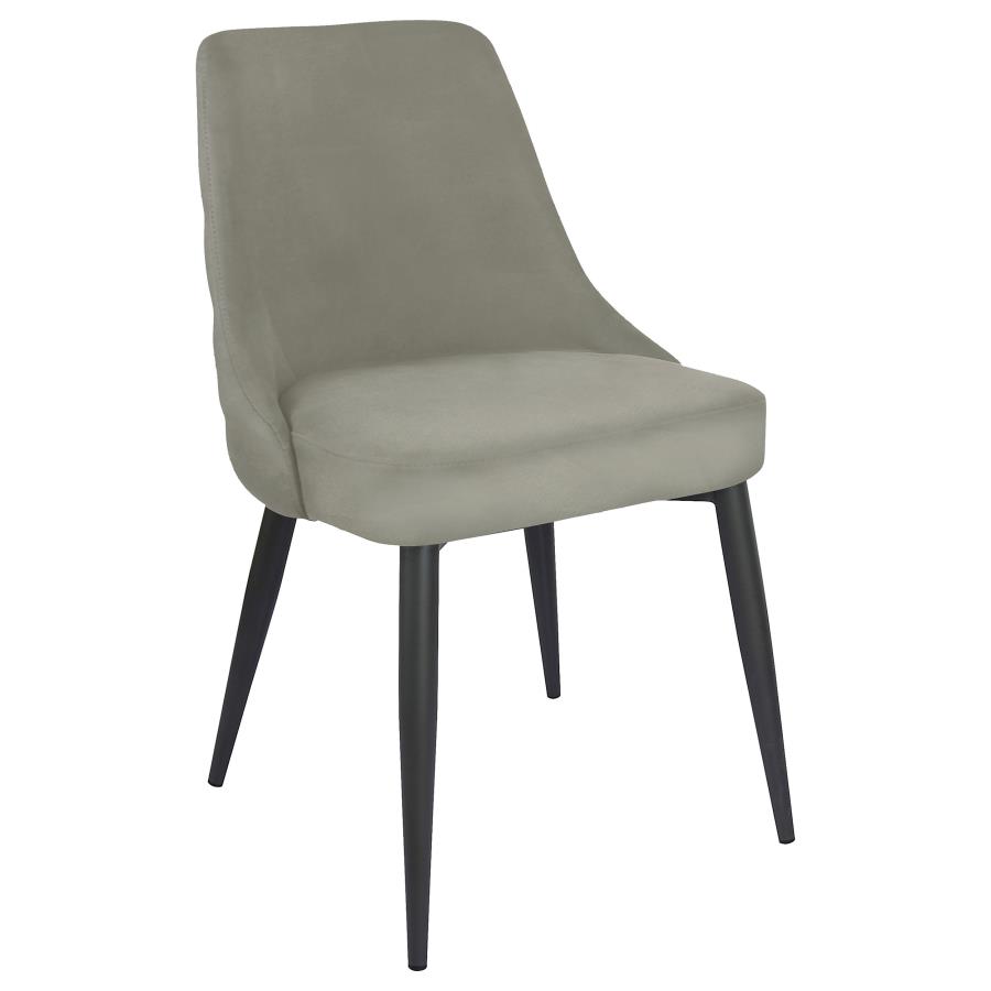 Cosmo Upholstered Dining Side Chair Light Grey (Set of 2) view 3