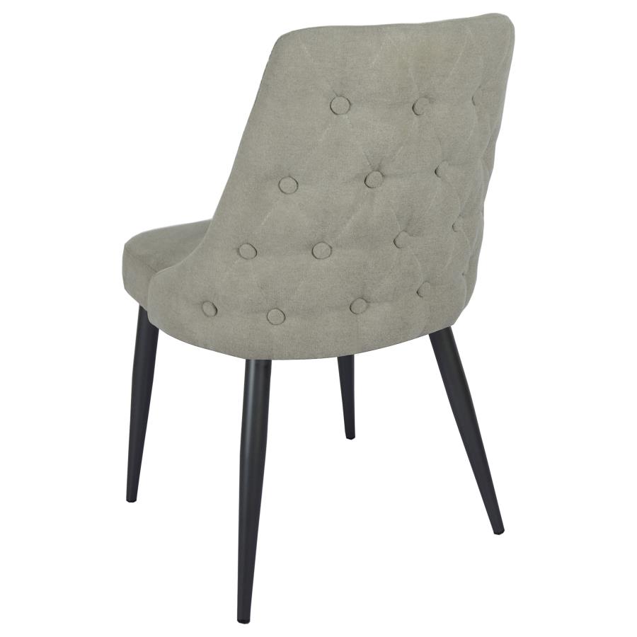 Cosmo Upholstered Dining Side Chair Light Grey (Set of 2) view 7