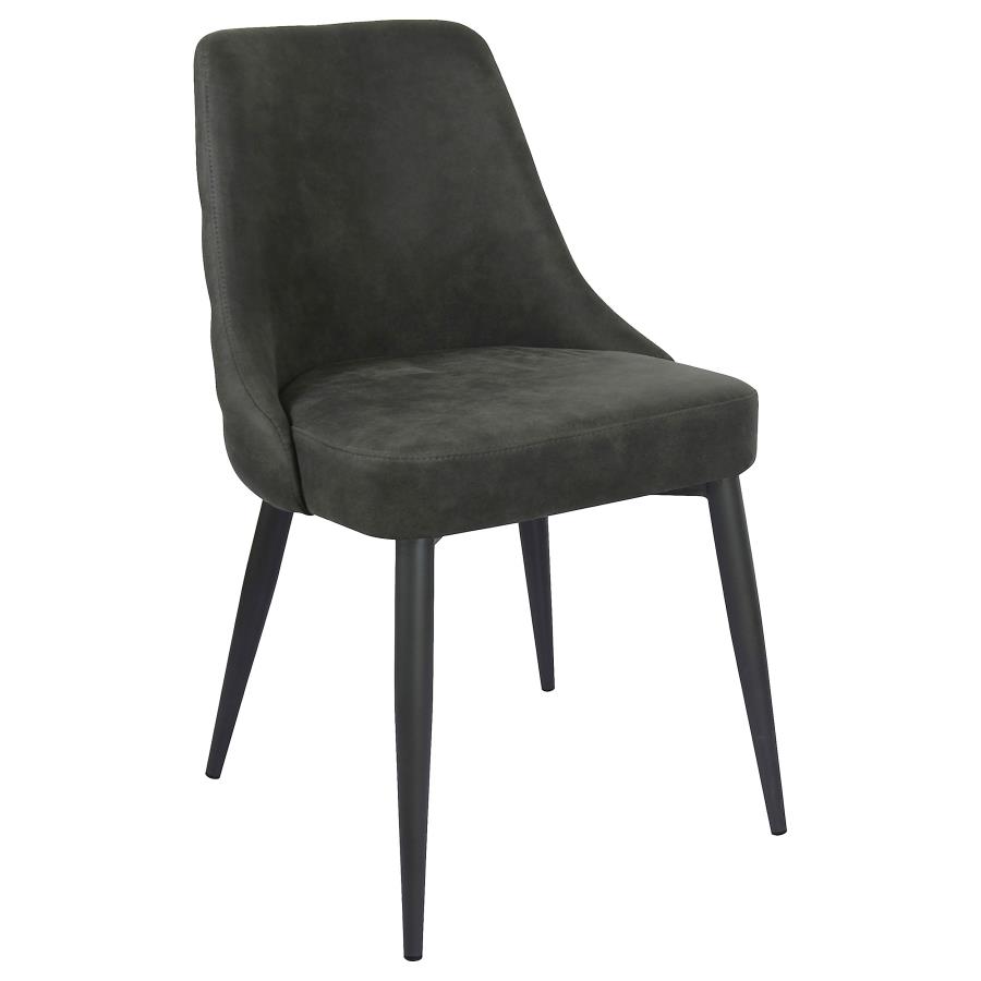 Cosmo Upholstered Dining Side Chair Grey (Set of 2) view 3