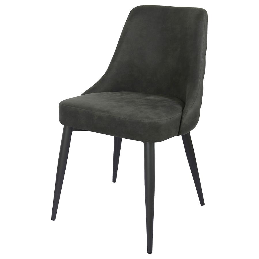 Cosmo Upholstered Dining Side Chair Grey (Set of 2) view 5